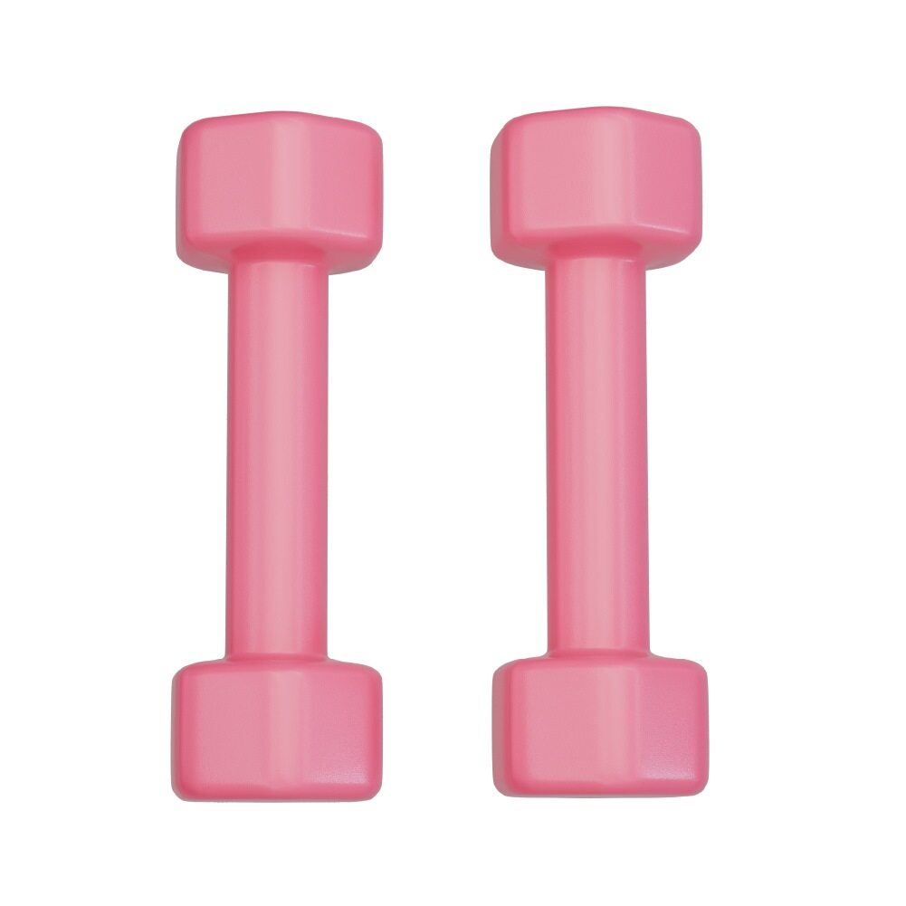 2.5kg Neoprene Dumbbell Set, Pink