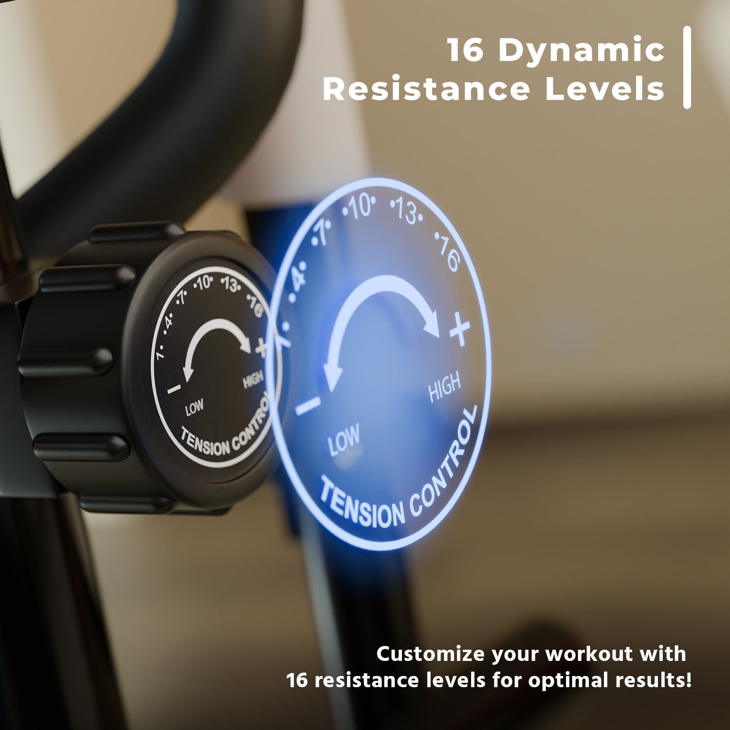 Elliptical Cross Trainer – 6 kg Flywheel, Magnetic Resistance, Touch LED Display & Tablet Holder