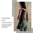 Lifelong 8mm TPE Yoga mat for Women & Men (Olive green)
