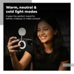 Lifelong Magnetic LED Selfie Light for Video Shooting & YouTube Vlogging | 360° Rotation & Magsafe | Adjustable Brightness & 3 Color Modes - 2700K, 5600K, 7500K | for Phones, Tabs and Other Gadgets