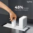 Lifelong Electronics 65W GaN Fast Charger PD Technology | 1 USB A + 2 Type C Ports