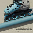 Lifelong Adjustable 4 wheel Inline skates shoes for Boys and Girls Liner Roller Skates - Large