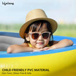 7FT Inflatable & Foldable Swimming Pool for Family â€“ Large Portable Kiddie Pool with Storage Bag & Air Pump â€“ Easy to Carry, Store & Transport â€“ Outdoor Summer Pool for Adults & Kids