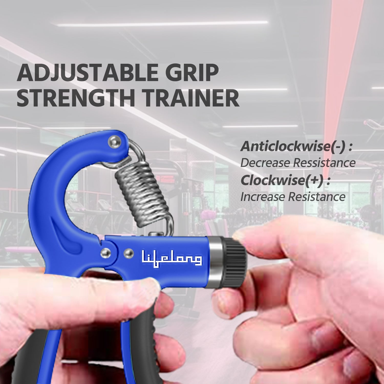 Lifelong Adjustable Hand Grip Strengthener for All Fitness Levels Lifelong Online