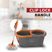 Lifelong Plastic Spin Floor Mop Set With Bucket With 360 Degree Spinner