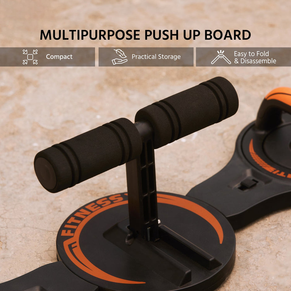 Lifelong Upgraded Push Up Board, Multi-Functional Push Up Bar with Resistance Bands, Strength Training Equipment Pushups