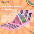 Lifelong Kids Art Set - 208 Pieces | Colour Set Kit & Drawing Kit for Kids with Crayons, Markers & Pencils | Art Set, Colouring & Drawing, Art Studio Box, Drawing Kit | Creative Gift for Children