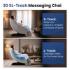 Lifelong Full Body Massage Chair with Recliner for Home & Office|SL Track & Back Heating| 3D Rollers for Pain Relief |16 Airbags, 5 Auto Programs, 3 Intensities, Foot Rollers, Zero Gravity, Bluetooth