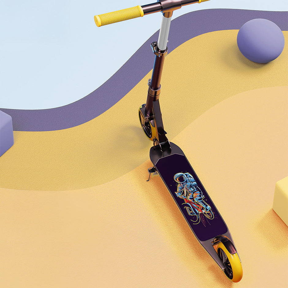 Lifelong Kick Scooter with Adjustable Height|Foldable Scooter|Skate Scooter for Kids with PVC Wheel