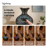 Lifelong Flower Home Humidifier & Essential Oil Diffuser | 300ml Tank Capacity | Ultrasonic Aromatherapy for Home, Office & Bedroom with Soothing Light for Relaxation| Essential Oil Fragrance Diffuser