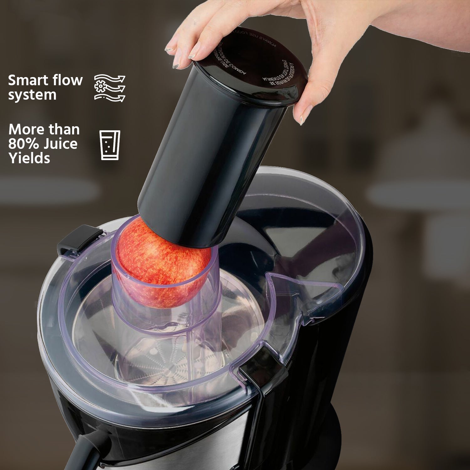 Lifelong Cold Press Juicer Blender 200 Watts, Slow Juicer Cold Pressed-Fruit&Vegetable