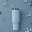 Lifelong 900ml Vacuum Tumbler - Double-Wall Insulated Steel Bottle with Lid & Straw, Hot & Cold Use