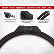 LLNML01 Lifelong Multipurpose 4 Digit Numeric Cable Bike/Bicycle Helmet Lock