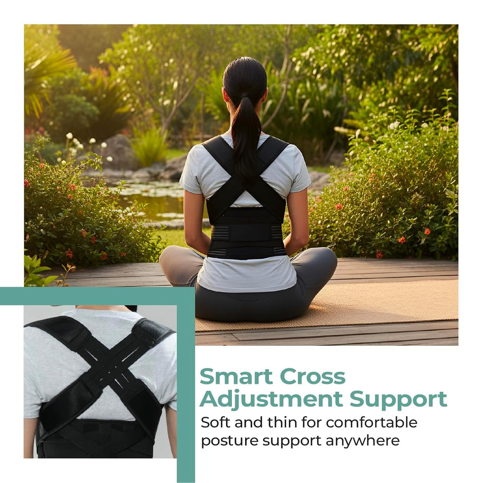 Lifelong Posture Corrector Belt for Men & Women |Free Size | LLOPC10