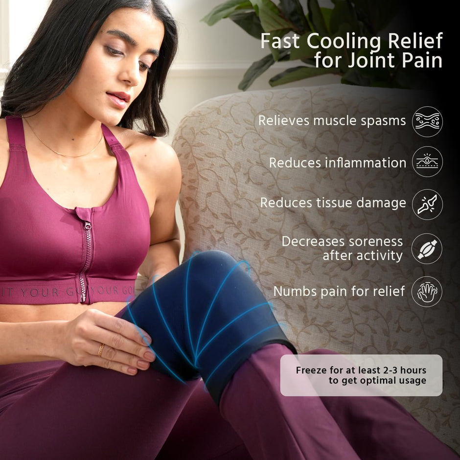 Lifelong Hot & Cold Gel Pack for Pain Relief | Reusable Hot & Cold Gel Pack, Cool Pack, and Ice Bag for Elbow& Knee, and Body Aches | Large Icepack, Cold & Hot Compress, Cooling Knee Band, Hot Pack for Elbow Pain, Ideal for Cramps