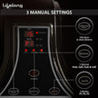 Lifelong Calf, Foot and Leg Massager Machine for Home - Pain Relief Massage for Legs - Heat + 4 Vibration Motors - Rolling, Kneading, and Shiatsu - Improve Blood Circulation, 80W (LLM100)