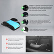 Lifelong ISOFix Backless Booster Car Seat for Kids (Up to 36kg)