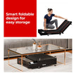 Lifelong Motorized 4.5 HP Foldable Walking Pad for Home | Treadmill for Home | 8 km/hr Speed | LED Display & Remote Control | Slim Under-Desk Walk Machine | 110 kg Capacity Ink Black