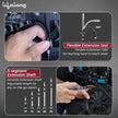 Lifelong 62 in 1 Magnetic Precision Screwdriver Set, Tool Kit for Home | Multipurpose - Furniture & Electronic Repair | Extendable & Flexible Shaft for Hard-to-Reach Places | Laptops, Phones (LLETK09)