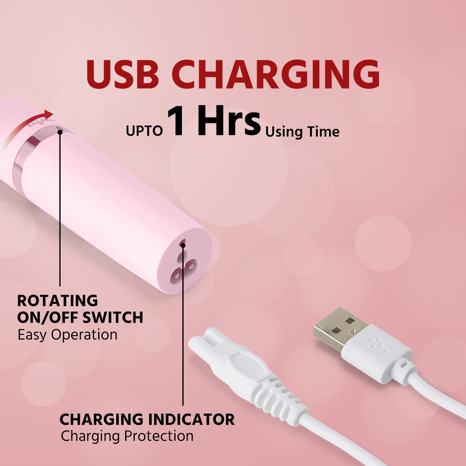 4-in-1 Women's Trimmer (Pink)