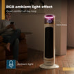 Lifelong PTC Room Heater for Home in Winter | 2000W with Humidification | Bedroom Electric Heater with RGB Light & Remote | 2in1 Fan Mode & Warm Wind | Low Noise, Energy Efficient & Portable Heater