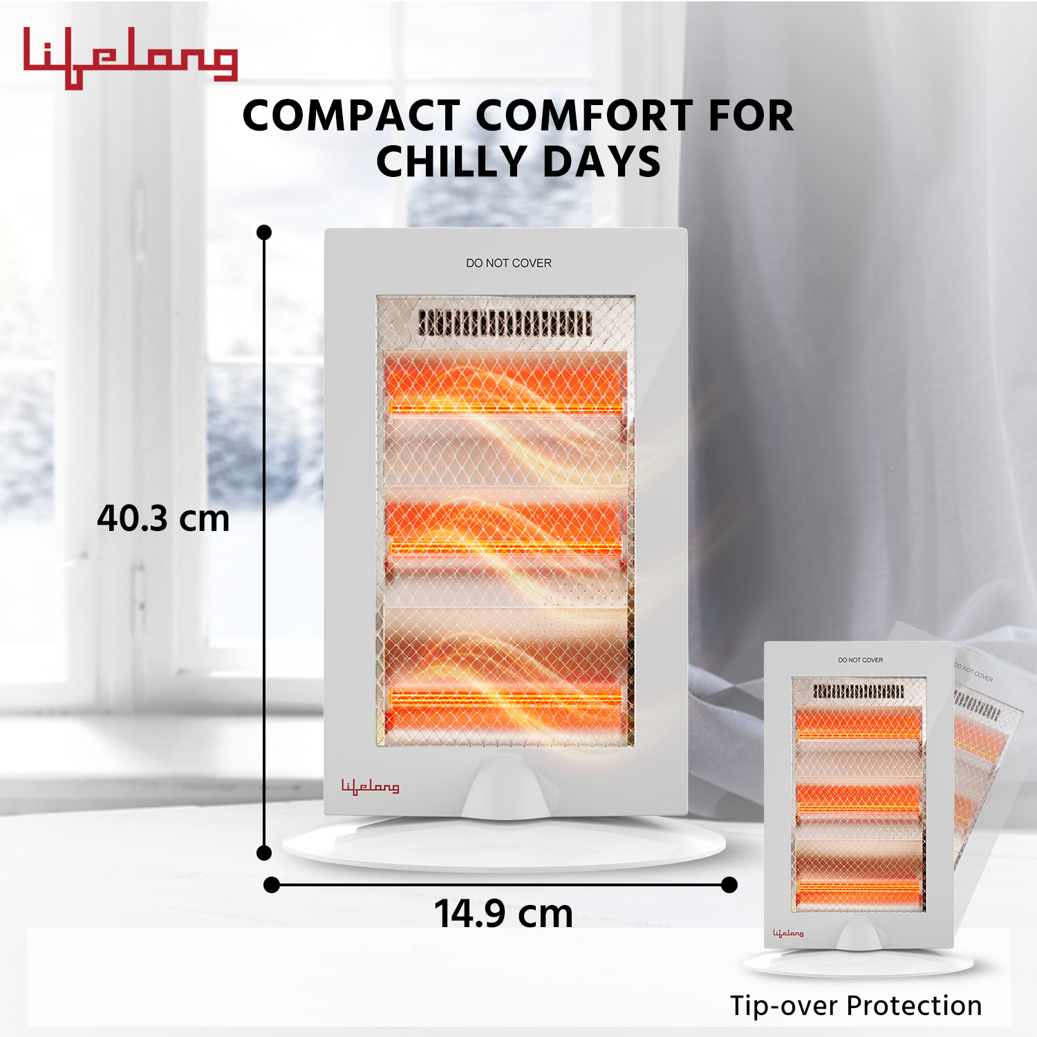 Regalia Plus 1200 Watts Halogen Room Heater for Home