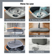 Lifelong Spin Mop for Home & Office Cleaning | Clean & Dirty Water Separation | 360° Rotary Dehydration Wringer | Floor Cleaning with 2 Microfiber Pads included | Cleans Wet & Dry Surfaces Efficiently