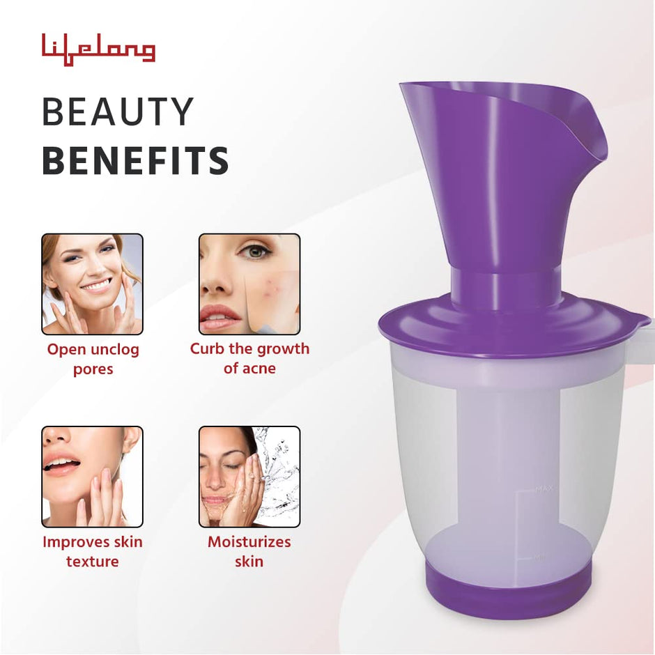 3 in 1 Plastic Steam Vaporizer Face, Nose and Cough Steamer|