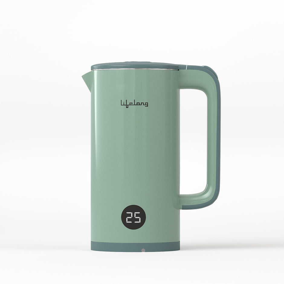 Lifelong Electric Kettle 1.6 L | 1350W Kettle with Double Wall & Cool Touch Body
