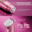 Lifelong Silken+ 2-in-1 Women’s Electric Razor & Trimmer | Waterproof & Travel-Friendly