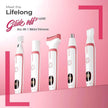 Lifelong GlideOff Luxe 5-in-1 Women’s Face & Body Trimmer | Electric Shaver & Razor with 5 Interchangeable Heads for Bikini, Eyebrow, Nose & Ear Hair Removal, 120 Min Runtime, USB Type-C Charging