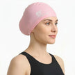 Lifelong Swimming Cap for Women - Swim Hair Caps for Long Hair- Waterproof Head Cover Cap - Silicone Hair Cover Cap for Adult Women Pink