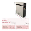 Lifelong Enerzo 1200VA Pure Sine Wave Wall-Mounted Inverter for Home | Inbuilt 100Ah LiFePO4 Lithium Battery (1280Wh)