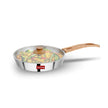Lifelong Triply Fry Pan with Glass Lid for Cooking | Stainless Steel 20 cm | 1 Litre