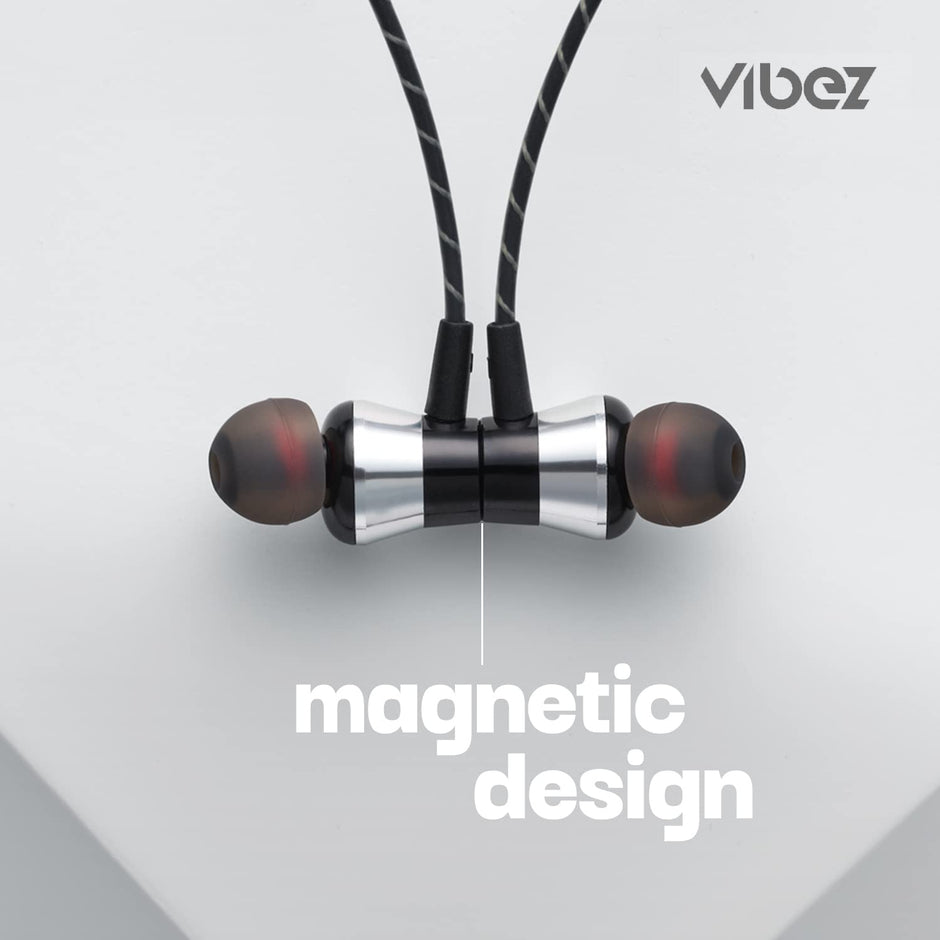 Vibez by Lifelong Wireless Earphones with Necklace Design| Wireless in Ear Earphones with Upto 10 Hours Playback IPX4