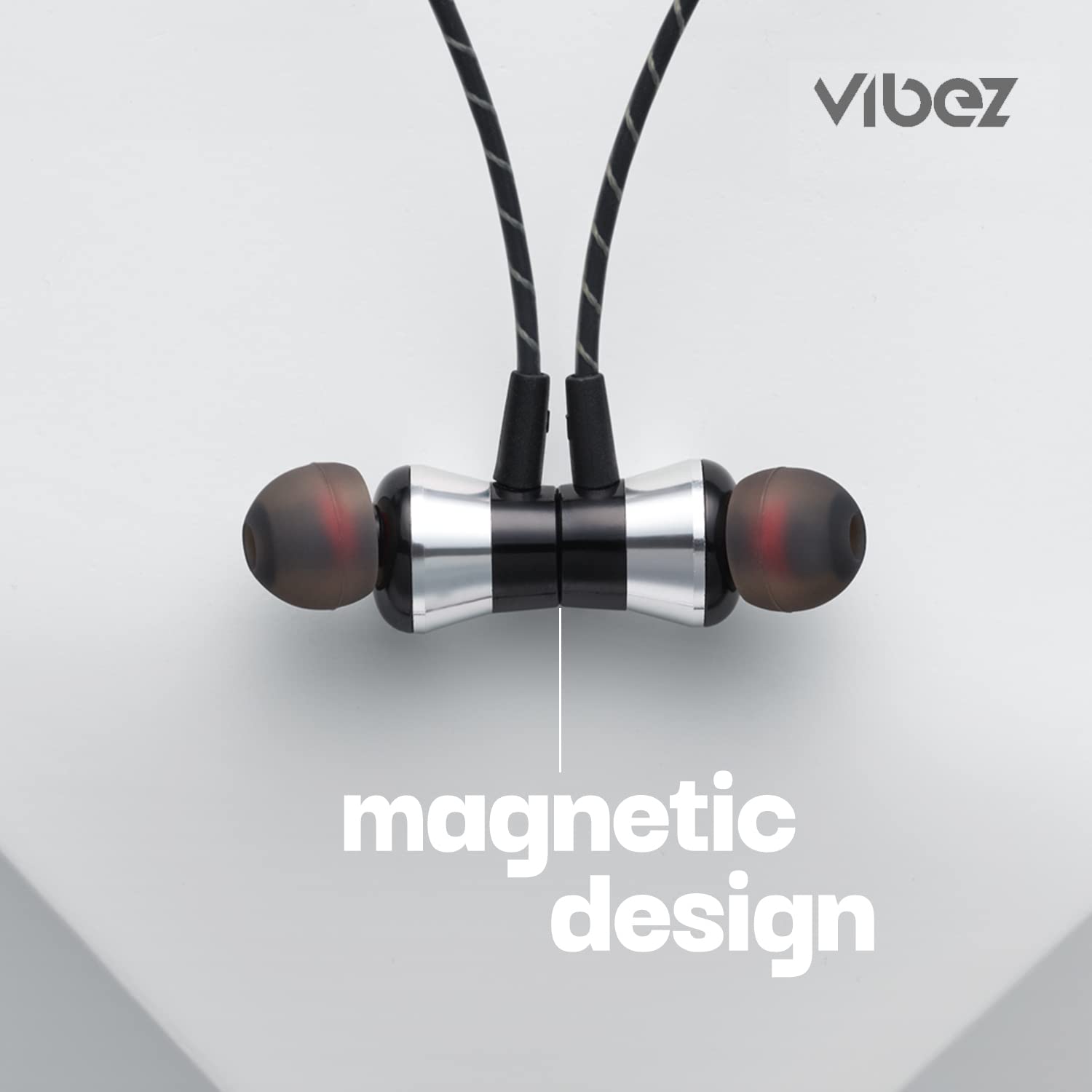 Vibez by Lifelong Wireless Earphones with Necklace Design| Wireless in Ear Earphones with Upto 10 Hours Playback IPX4