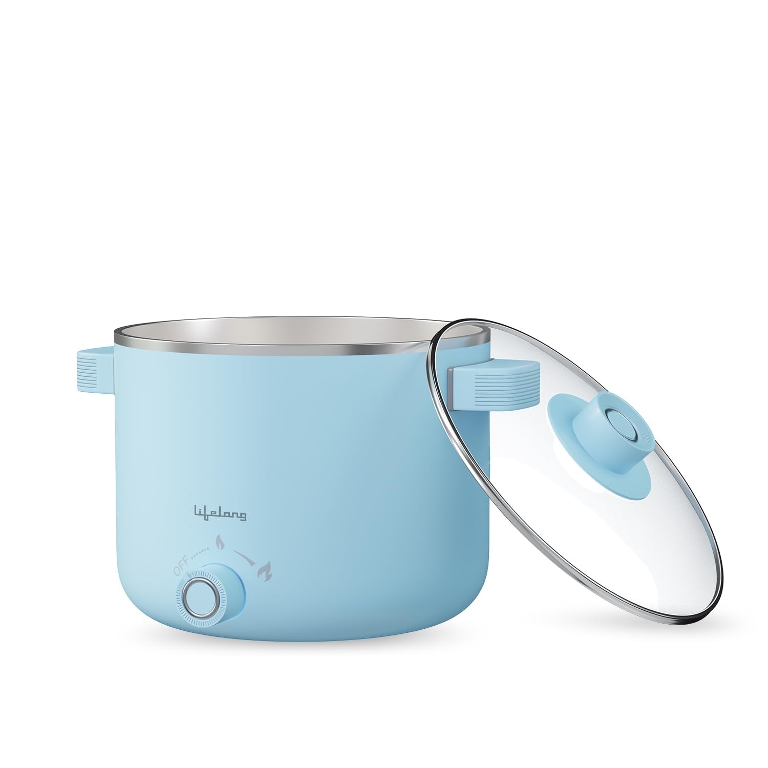 Lifelong Long Handle Multi Cook Electric Kettle 600W | 1.5L with Auto Shut-Off
