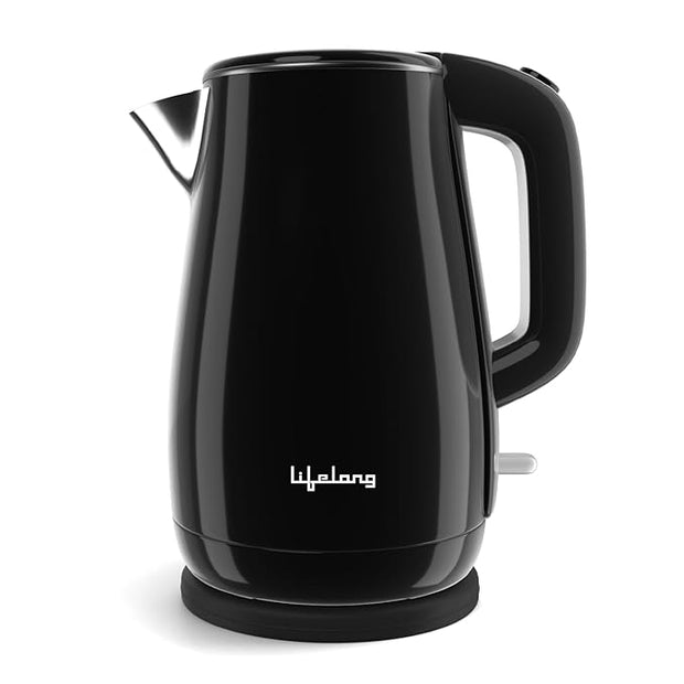 Electric Kettle 1.5L – 1350W Stainless Steel with Cool Touch & Auto Shut-Off