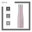 Lifelong Stainless Steel Water Bottle 900ml | Durable, Leak-Proof, Easy Grip, Rust Free, Easy-to-Clean, Odour-Free Bottle with Secure Cap for School, Travel, Gym & Work (LLBT03BL, Lavender)