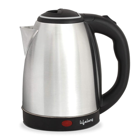 Electric Kettle 1.5L with Stainless Steel Body, Easy and Fast Boiling of Water for Instant Noodles, Soup, Tea etc.