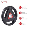 Lifelong Olympic Rubber Weight Plates Pair 2.5kg x 2 for Home Gym (LLOBRP01)