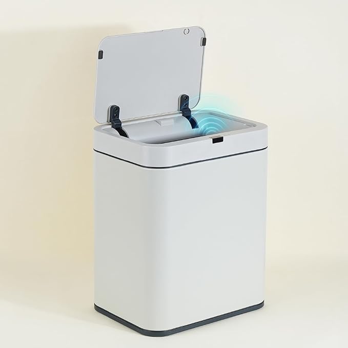 Lifelong 13L Motion Sensor Dustbin – Stainless Steel, Silent & Hands-Free