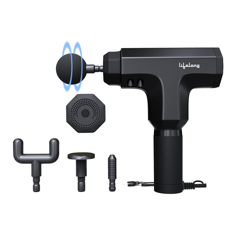 Lifelong Gun Massager For Pain Relief - Massage Gun Machine For Fully Body