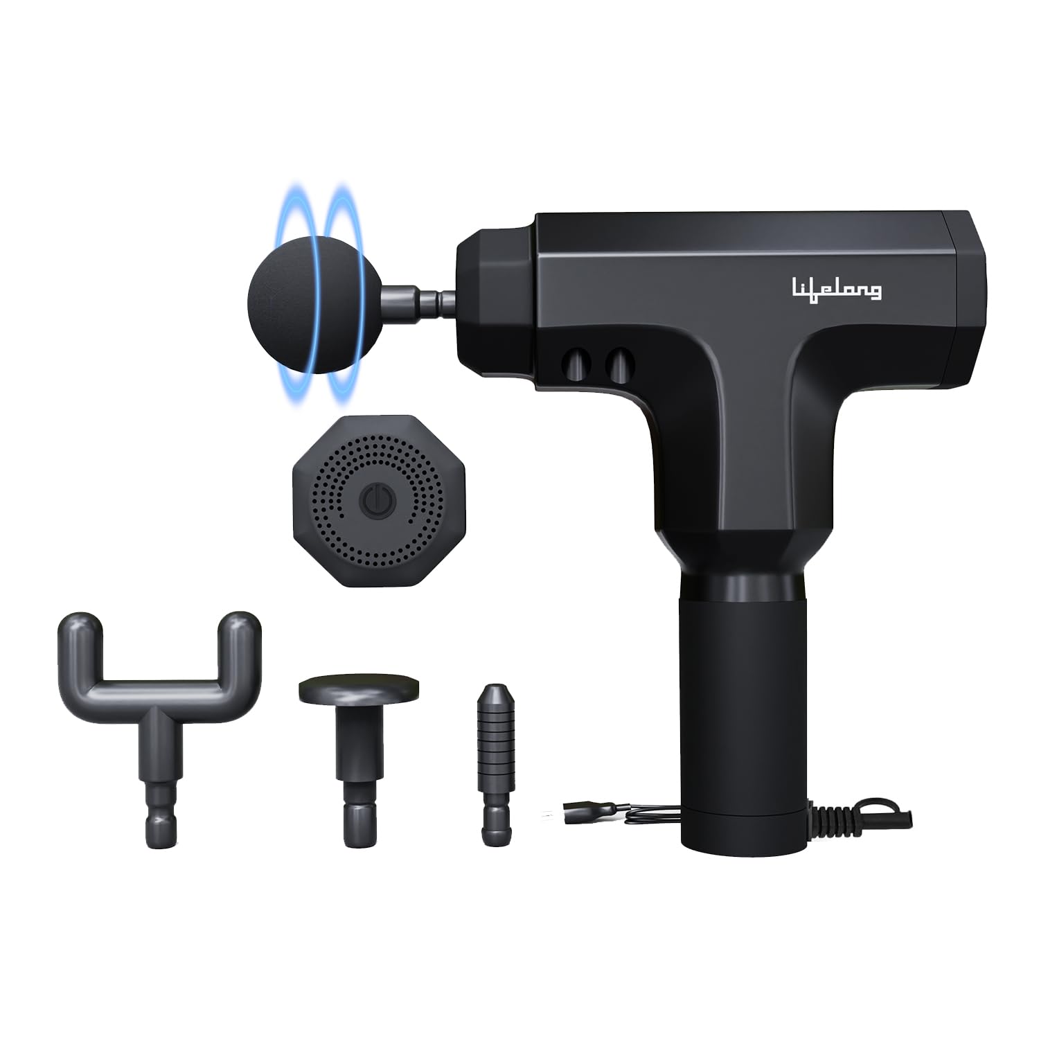 Lifelong Gun Massager For Pain Relief - Massage Gun Machine For Fully Body