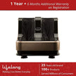 Leg, Foot & Calf Massager – 80W with Rolling & Kneading Functions (Brown)