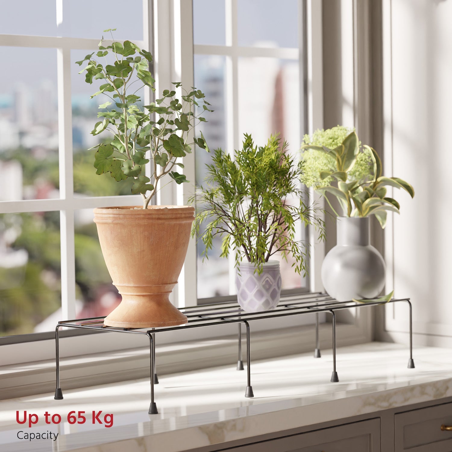 Set of 4 Anti-Rust Plant Stands