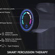 Lifelong LLGM171 Deep Tissue Massage Gun - 4 Heads, 6-Speed LCD, 4000mAh