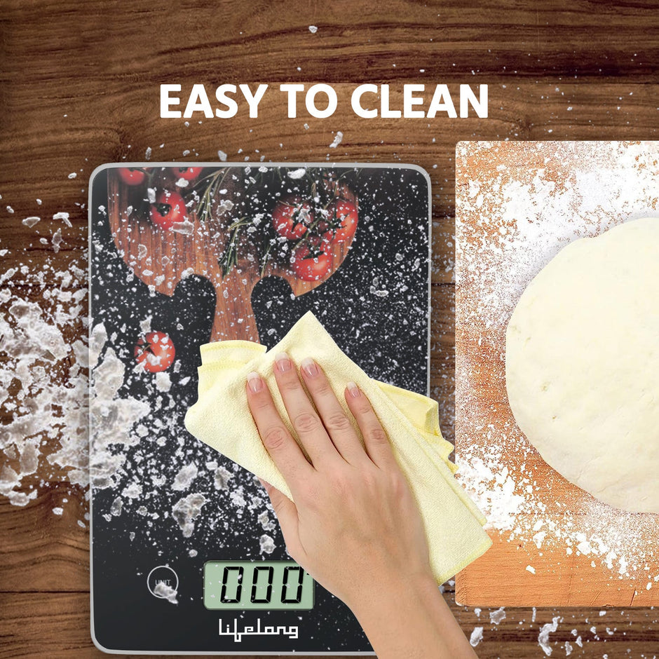 Lifelong Kitchen Weighing Scale with Measuring Spoon LLKWS09