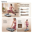 Lifelong Vibration Plate Exercise Machine with Remote & Resistance Bands |Home & Gym Full Body Massager Machine for Pain Relief, Tone Muscles & Weight Loss| 9Programs, 120Speeds, 20Timers, Bluetooth