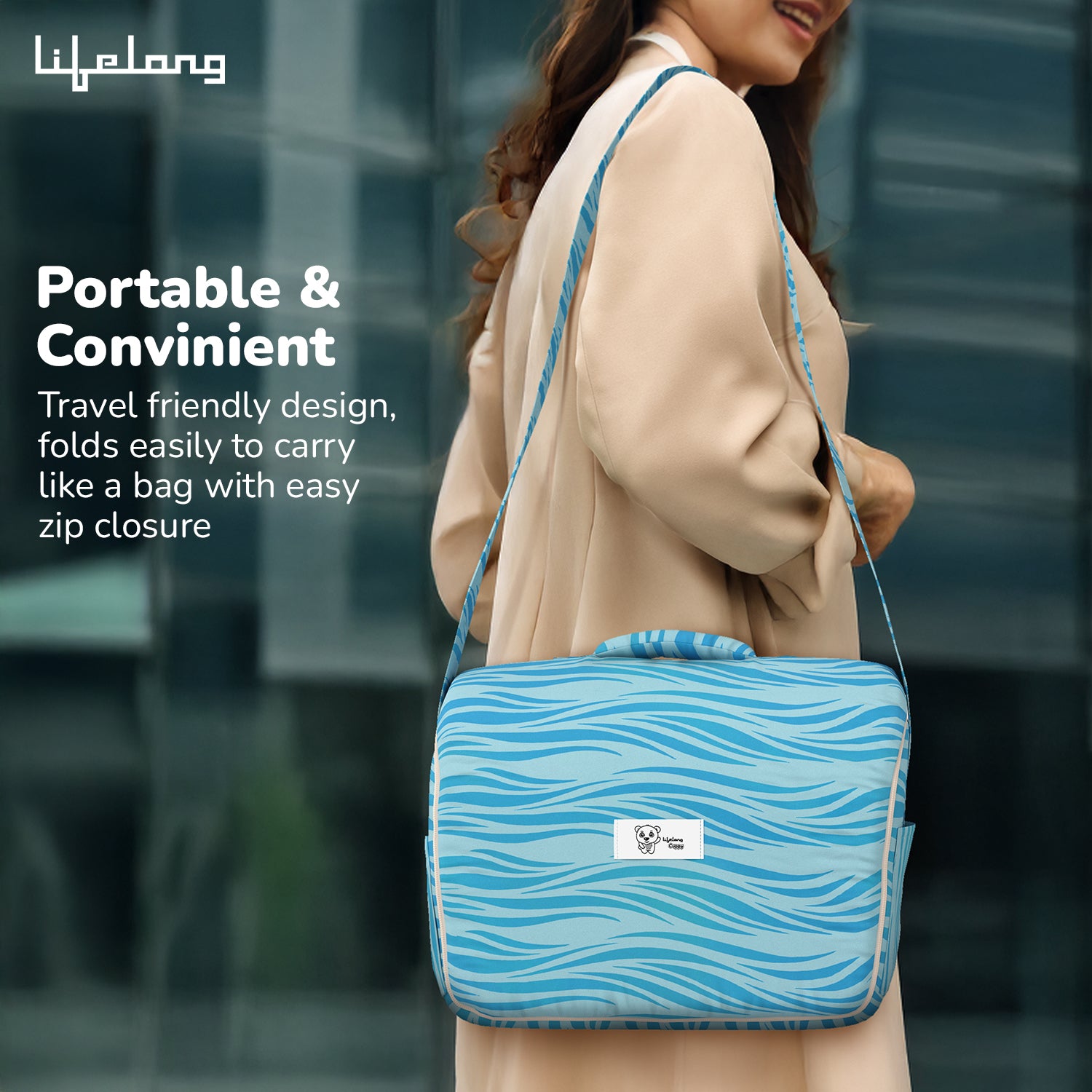 Lifelong Cuppy Baby Nest Lite | Portable & Foldable Infant Bed for Newborns | Soft, Cozy & Travel-Friendly Baby Sleeping Carry Bed